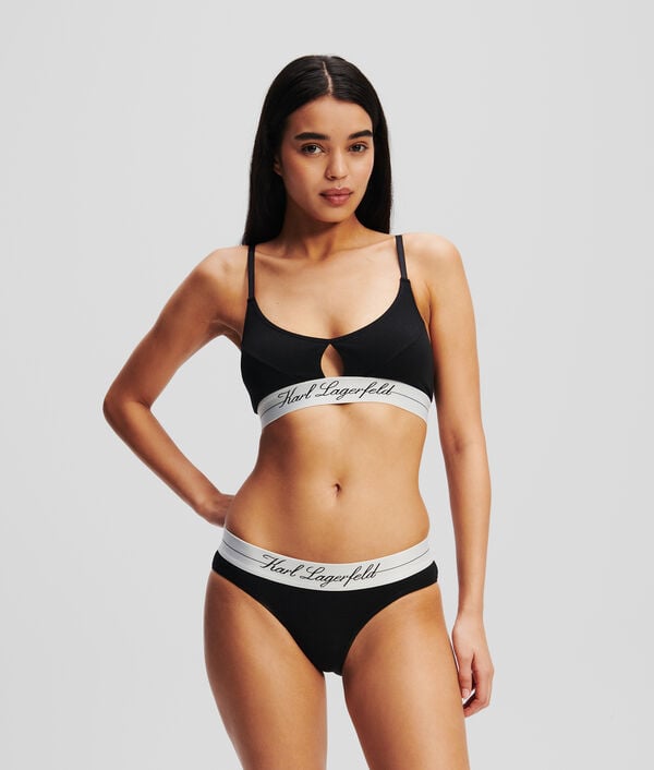 karl lagerfeld SOUTIEN-GORGE À DÉCOUPE HOTEL KARL