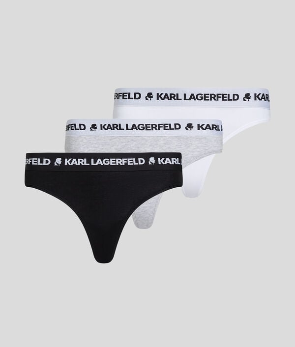 karl lagerfeld STRINGS À LOGO KARL – LOT DE 3