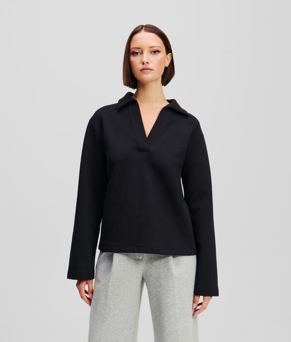 karl lagerfeld SWEAT-SHIRT À COL EN V