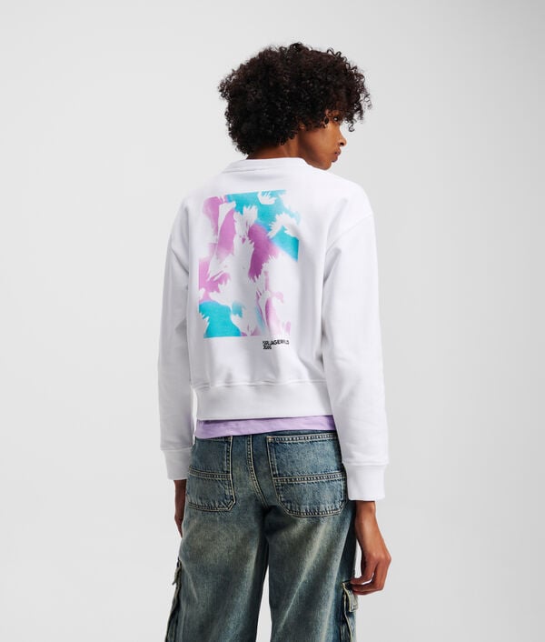 karl lagerfeld SWEAT-SHIRT À IMPRIMÉ FLORAL