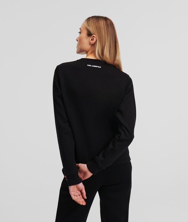 Karl Lagerfeld SWEAT-SHIRT À OURLET KARL SIGNATURE