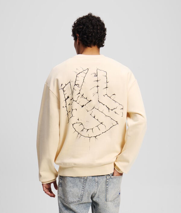 karl lagerfeld SWEAT-SHIRT AVEC MONOGRAMME SHIBORI