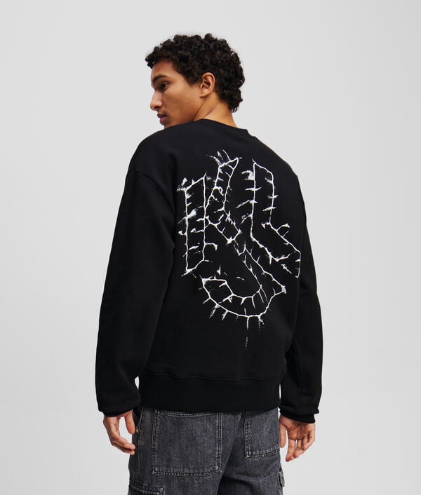 karl lagerfeld SWEAT-SHIRT AVEC MONOGRAMME SHIBORI