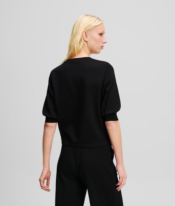 Karl Lagerfeld SWEAT-SHIRT AVEC ORCHIDÉE BRODÉE