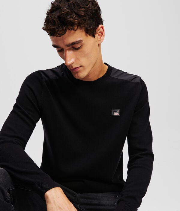 Karl Lagerfeld SWEAT-SHIRT AVEC PANNEAU D'ÉPAULE