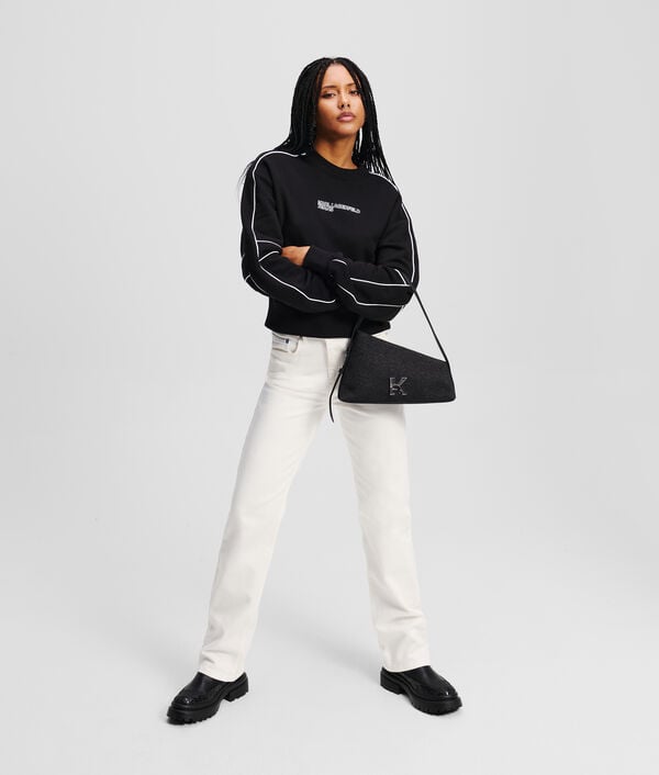 Karl Lagerfeld SWEAT-SHIRT CROPPED DÉCONTRACTÉ