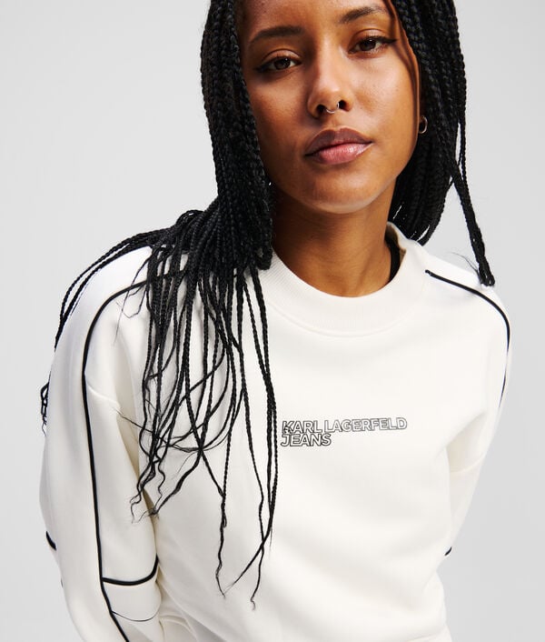 Karl Lagerfeld SWEAT-SHIRT CROPPED DÉCONTRACTÉ