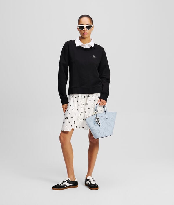 Karl Lagerfeld SWEAT-SHIRT EN TISSU MÉLANGÉ IKON