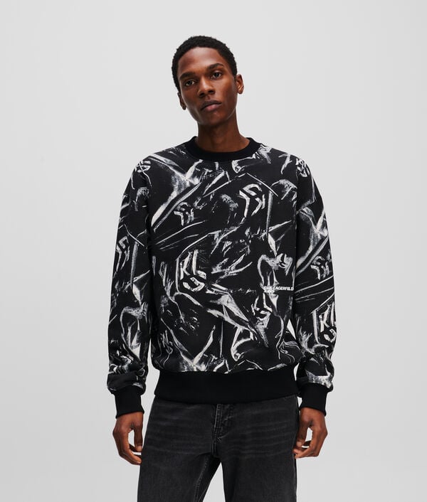 karl lagerfeld SWEAT-SHIRT GRAPHIQUE KLJ MONOGRAM