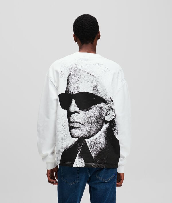 karl lagerfeld SWEAT-SHIRT IMPRIMÉ GRAPHIQUE KARL