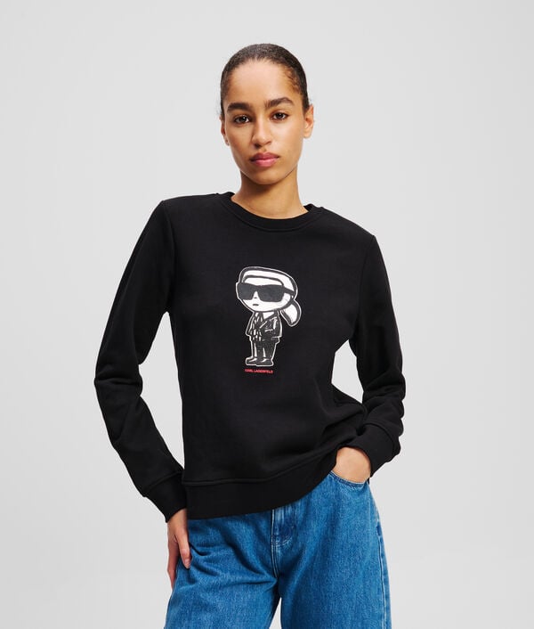 karl lagerfeld SWEATSHIRT AVEC ILLUSTRATION IKON