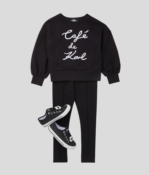 Karl Lagerfeld SWEATSHIRT CAFÉ DE KARL POUR FILLES