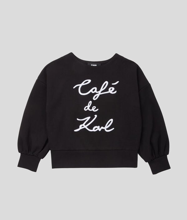 karl lagerfeld SWEATSHIRT CAFÉ DE KARL POUR FILLES