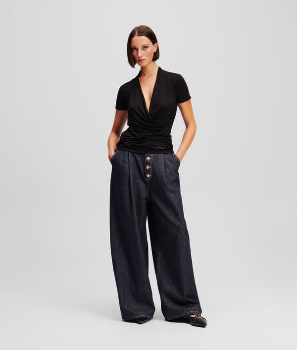 Karl Lagerfeld T-SHIRT À COL EN V