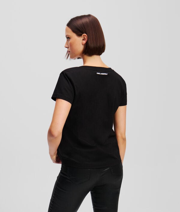 Karl Lagerfeld T-SHIRT À COL EN V K/HEART