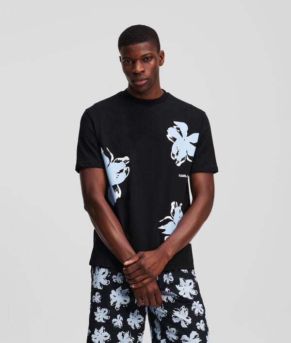 karl lagerfeld T-SHIRT À IMPRIMÉ FLORAL