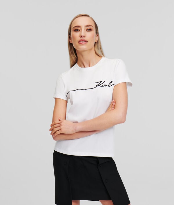 karl lagerfeld T-SHIRT À LOGO KARL LAGERFELD