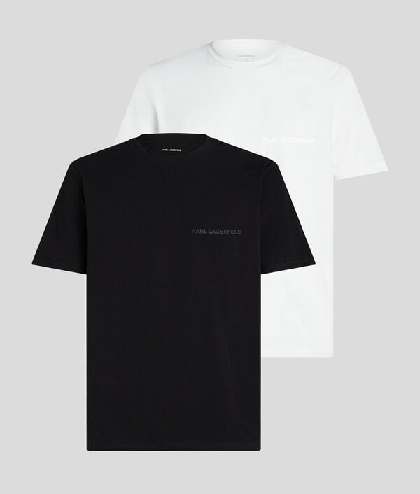 karl lagerfeld T-SHIRT À LOGO KARL – LOT DE 2