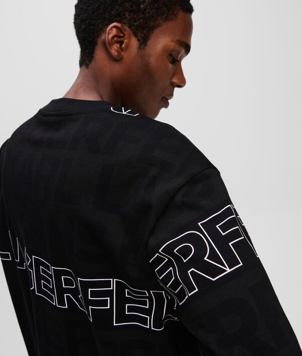 Karl Lagerfeld T-SHIRT À LOGO KLJ FAÇON ALL-OVER