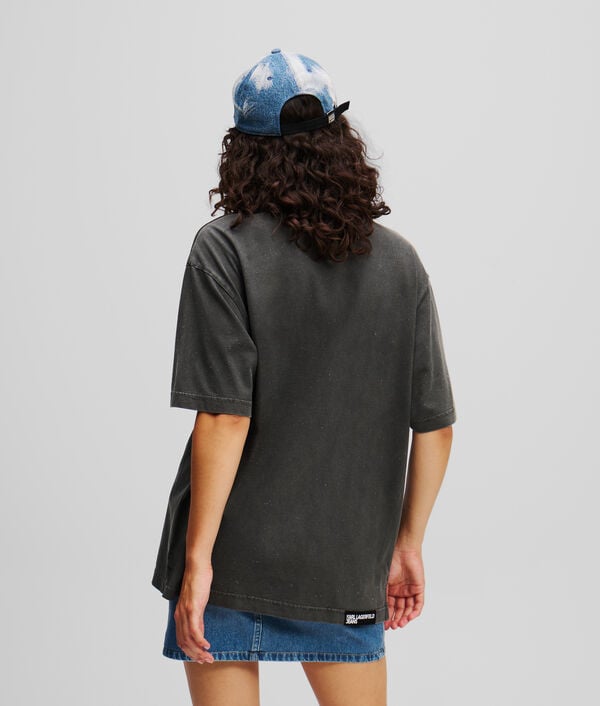 Karl Lagerfeld T-SHIRT À LOGO PAILLETÉ KLJ