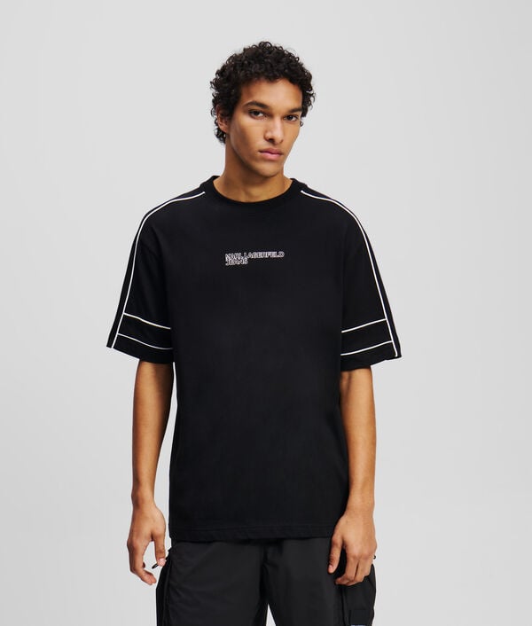 karl lagerfeld T-SHIRT À PASSEPOIL