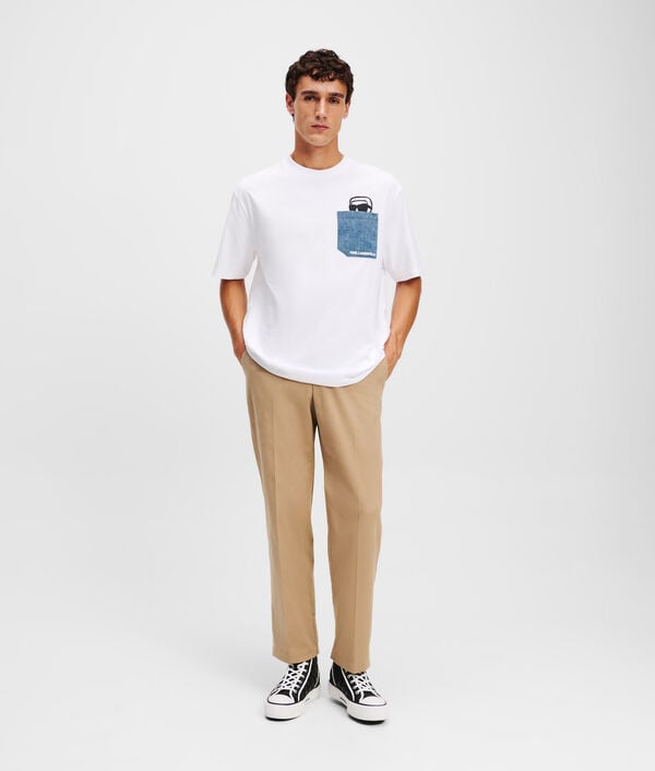 Karl Lagerfeld T-SHIRT À POCHE EN JEAN IKON