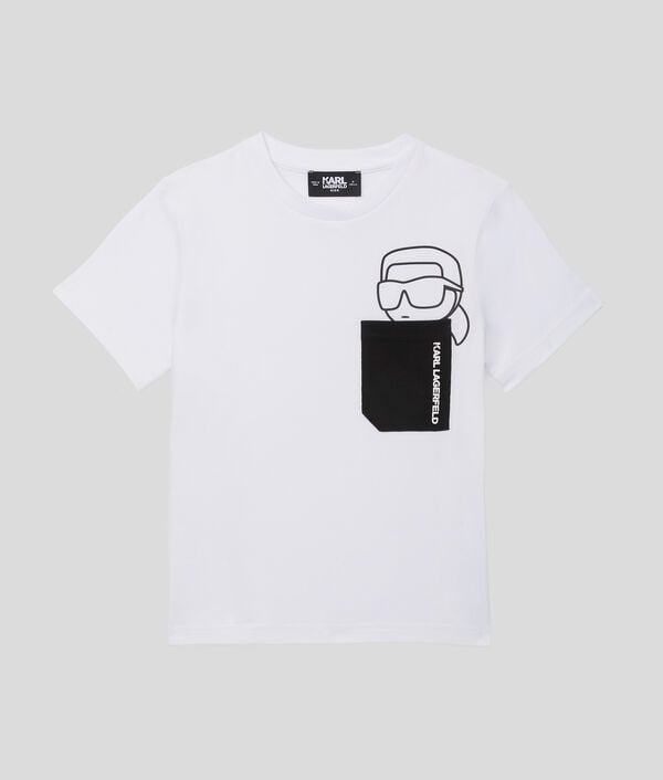 karl lagerfeld T-SHIRT À POCHE IKON POUR GARÇONS