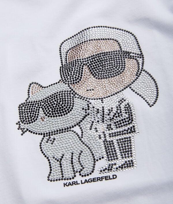 Karl Lagerfeld T-SHIRT À STRASS IKON POUR FILLES
