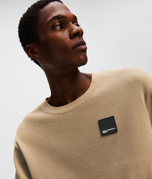 Karl Lagerfeld T-SHIRT À TEXTURE GAUFRÉE