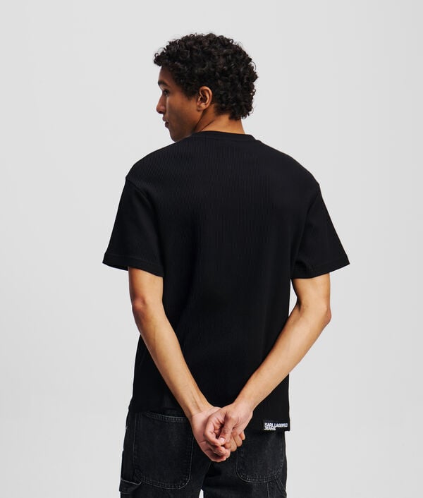 Karl Lagerfeld T-SHIRT À TEXTURE GAUFRÉE