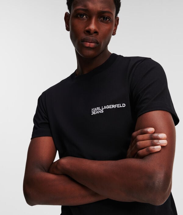 Karl Lagerfeld T-SHIRT AJUSTÉ AVEC LOGO KLJ