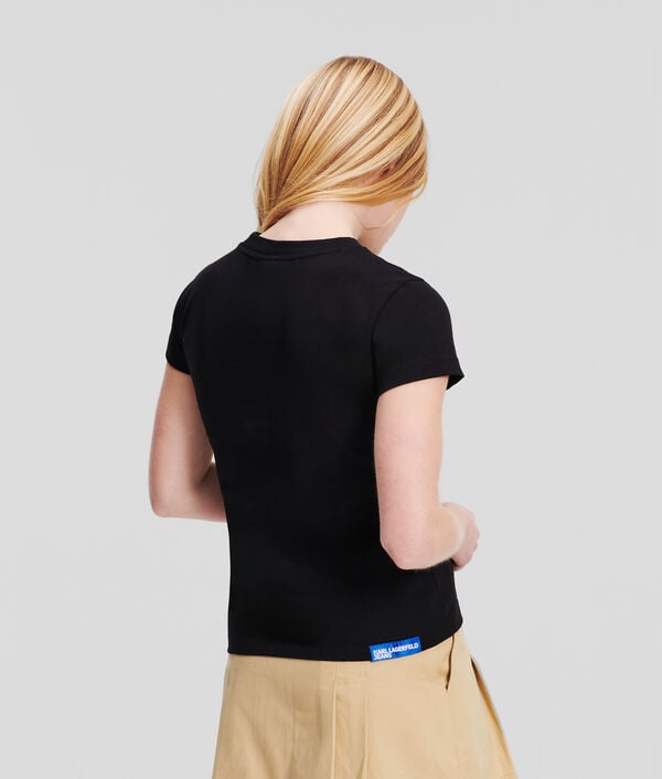 Karl Lagerfeld T-SHIRT AJUSTÉ AVEC LOGO KLJ
