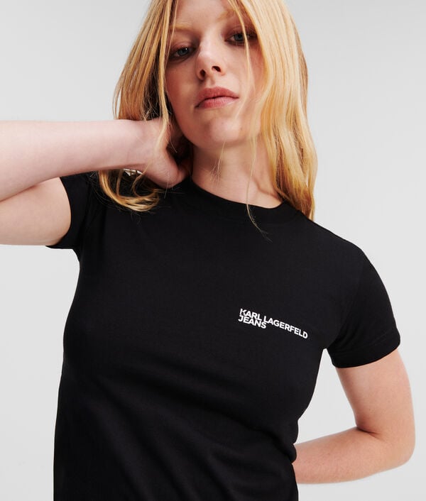 Karl Lagerfeld T-SHIRT AJUSTÉ AVEC LOGO KLJ