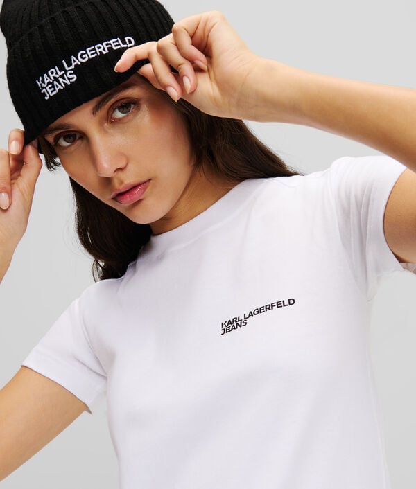 Karl Lagerfeld T-SHIRT AJUSTÉ AVEC LOGO KLJ
