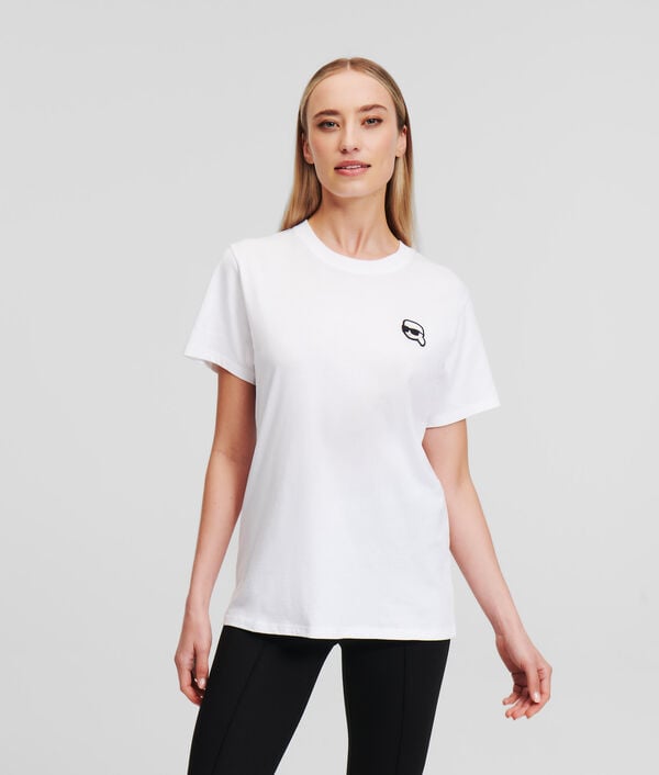 karl lagerfeld T-SHIRT AVEC ÉCUSSON IKON