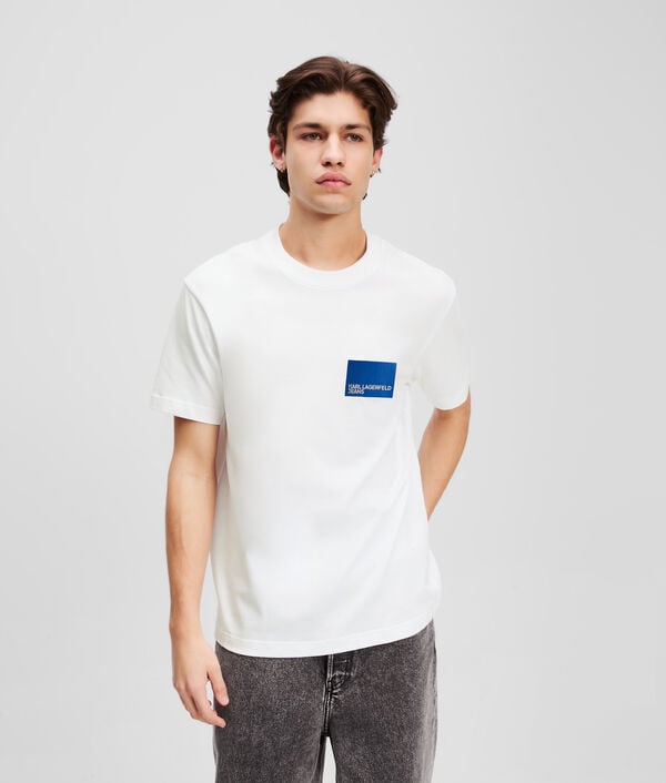 karl lagerfeld T-SHIRT AVEC LOGO ENCADRÉ
