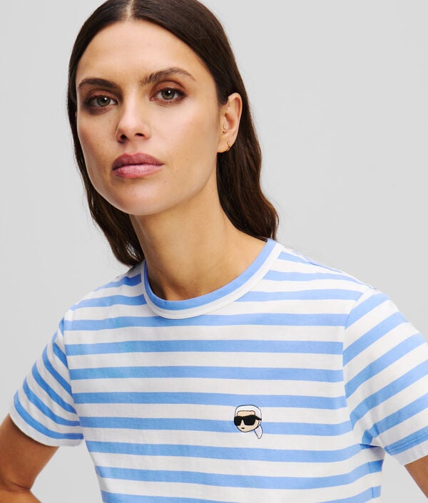 Karl Lagerfeld T-SHIRT BOXY À RAYURES IKON