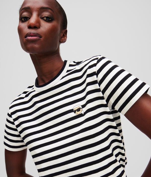 Karl Lagerfeld T-SHIRT BOXY À RAYURES IKON