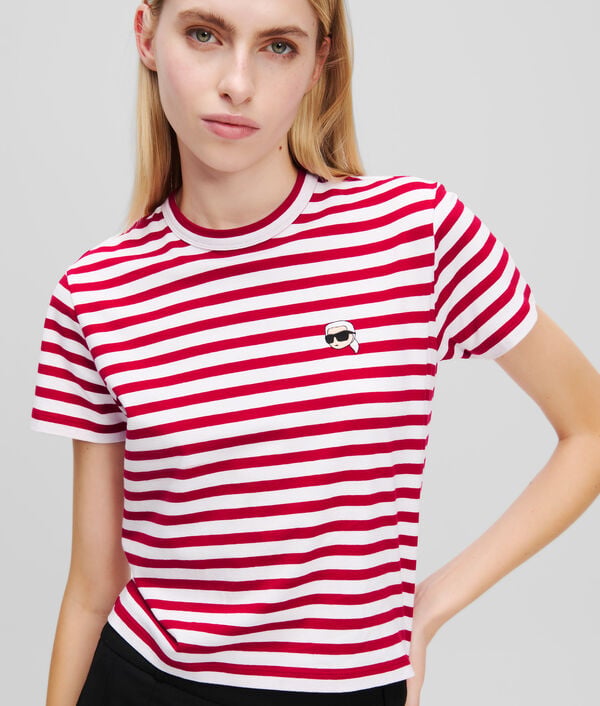 Karl Lagerfeld T-SHIRT BOXY À RAYURES IKON
