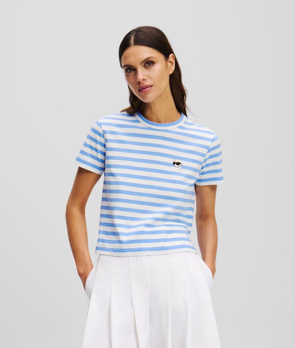 karl lagerfeld T-SHIRT BOXY À RAYURES IKON