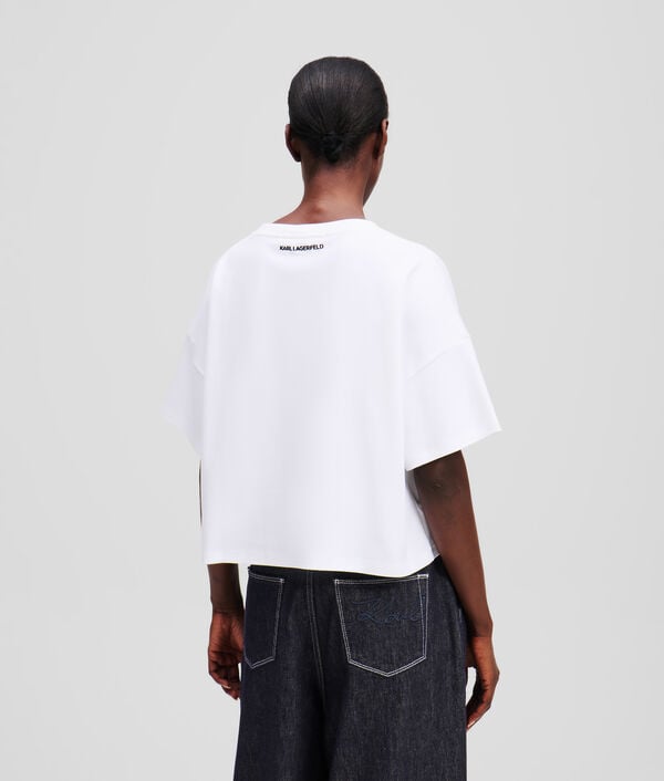 Karl Lagerfeld T-SHIRT BOXY IKON
