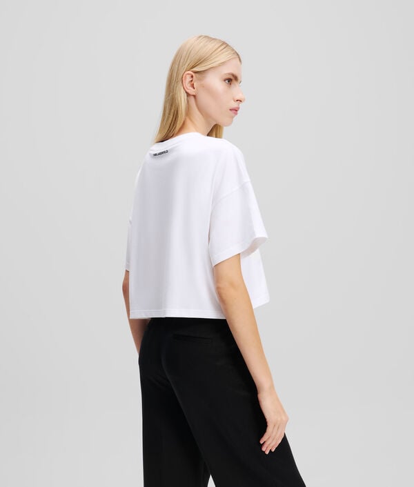 Karl Lagerfeld T-SHIRT BOXY LUNETTES DE SOLEIL