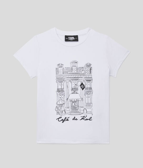 karl lagerfeld T-SHIRT CAFÉ DE KARL POUR FILLES