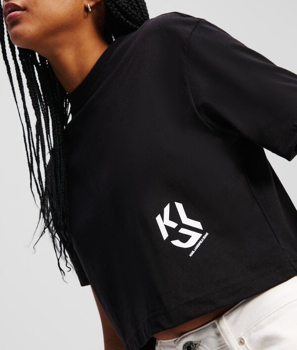 Karl Lagerfeld T-SHIRT CROPPED KLJ MONOGRAM