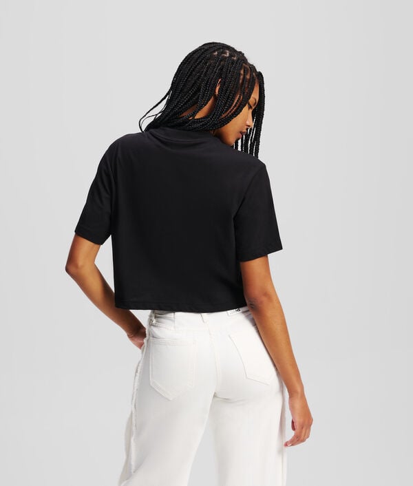 Karl Lagerfeld T-SHIRT CROPPED KLJ MONOGRAM