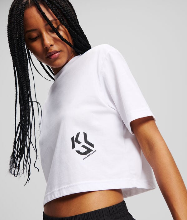Karl Lagerfeld T-SHIRT CROPPED KLJ MONOGRAM