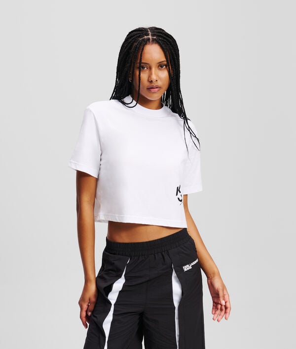 karl lagerfeld T-SHIRT CROPPED KLJ MONOGRAM