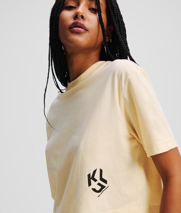 Karl Lagerfeld T-SHIRT CROPPED KLJ MONOGRAM