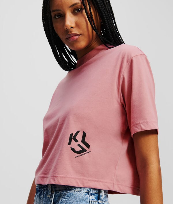 Karl Lagerfeld T-SHIRT CROPPED KLJ MONOGRAM