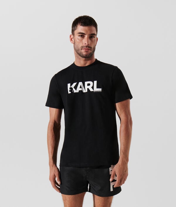 karl lagerfeld T-SHIRT DE PLAGE À LOGO KARL